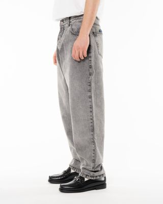 POP TRADING COMPANY DRS DENIM PANTS GREY