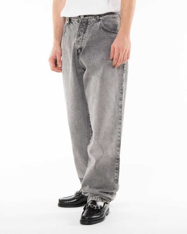 POP TRADING COMPANY DRS DENIM PANTS GREY