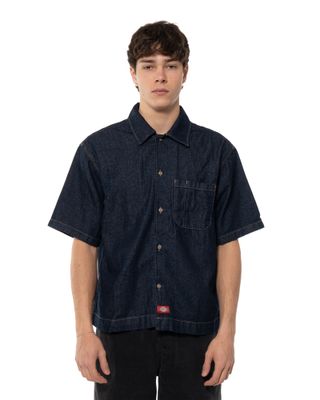 DICKIES DENIM SHIRT SS RINSED