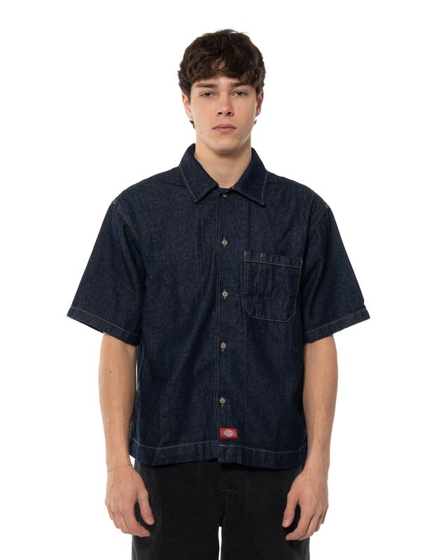 DICKIES DENIM SHIRT SS RINSED