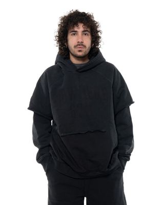CHAMPION NOWHERE GYM HOODED SWEAT BLACK