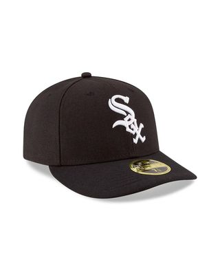 NEW ERA MLB 59FIFTY LOW PROFILE WHITE SOX CAP BLACK
