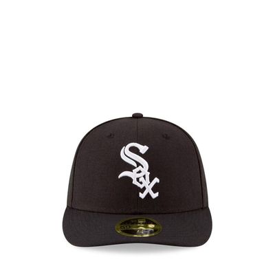 NEW ERA MLB 59FIFTY LOW PROFILE WHITE SOX CAP BLACK