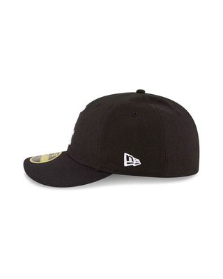 NEW ERA MLB 59FIFTY LOW PROFILE WHITE SOX CAP BLACK