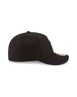 NEW ERA MLB 59FIFTY LOW PROFILE WHITE SOX CAP BLACK