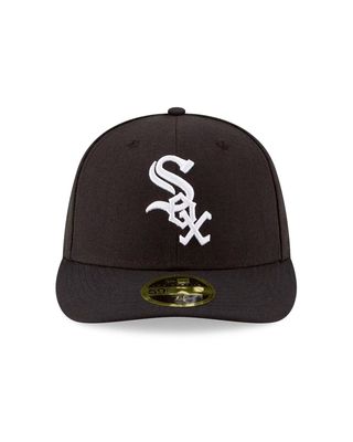 NEW ERA MLB 59FIFTY LOW PROFILE WHITE SOX CAP BLACK