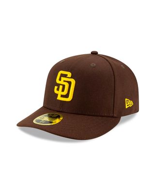 NEW ERA MLB 59FIFTY LOW PROFILE SAN DIEGO PADRES CAP BROWN