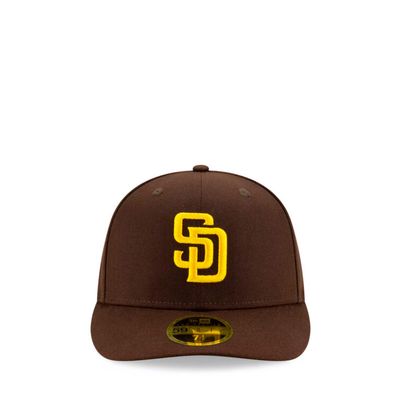 NEW ERA MLB 59FIFTY LOW PROFILE SAN DIEGO PADRES CAP BROWN