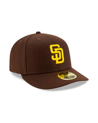 NEW ERA MLB 59FIFTY LOW PROFILE SAN DIEGO PADRES CAP BROWN