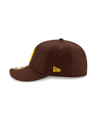 NEW ERA MLB 59FIFTY LOW PROFILE SAN DIEGO PADRES CAP BROWN