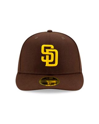 NEW ERA MLB 59FIFTY LOW PROFILE SAN DIEGO PADRES CAP BROWN