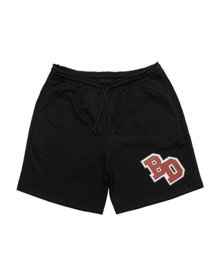 BACK DOOR COLLEGE SHORTS OG LOGO BLACK