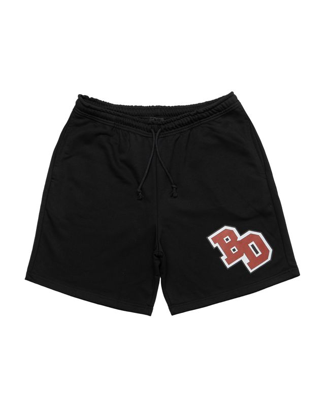 BACK DOOR COLLEGE SHORTS OG LOGO BLACK