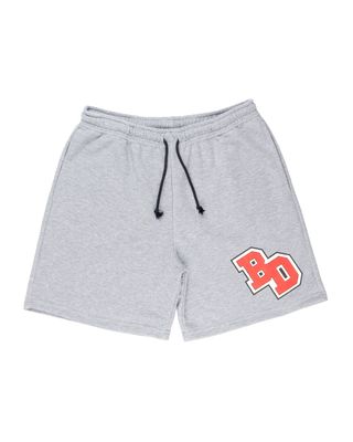 BACK DOOR COLLEGE SHORTS OG LOGO GREY