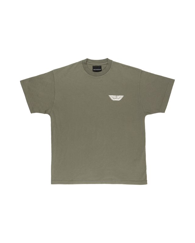 BACK DOOR MILITARY TEE OLIVE