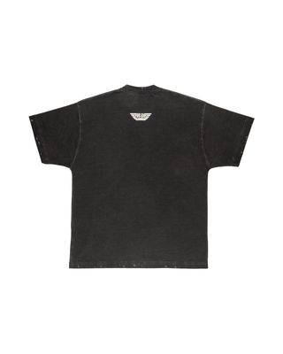 BD048-r BACK DOOR MILITARY TEE BLACK FADE