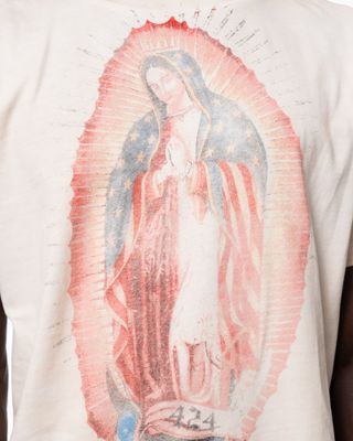 424 VIRGIN MARY SS TEE SALT WHITE