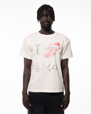 424 I LOVE 424 TONGUE SS TEE SALT WHITE
