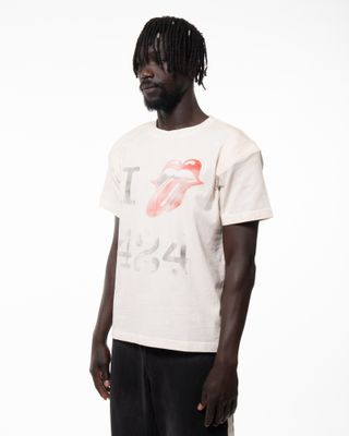 424 I LOVE 424 TONGUE SS TEE SALT WHITE