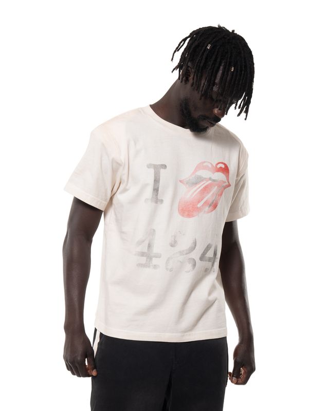 424 I LOVE 424 TONGUE SS TEE SALT WHITE