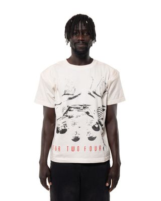 424 VOODOO LOUNGE SS TEE SALT WHITE