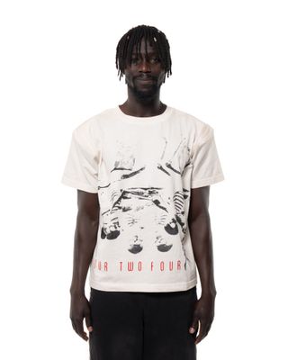424 VOODOO LOUNGE SS TEE SALT WHITE