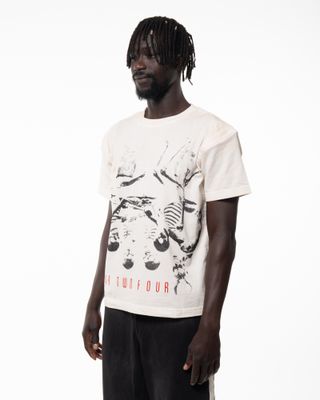 424 VOODOO LOUNGE SS TEE SALT WHITE