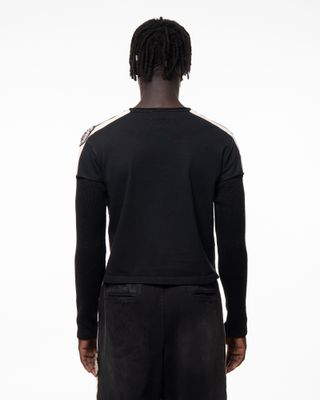 424 CAPPED SLEEVE W/ THERMAL LS BLACK