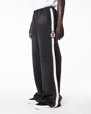 424 ACADEMY STRIPED RIPPED SWEATPANTS