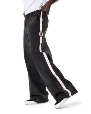 424 ACADEMY STRIPED RIPPED SWEATPANTS