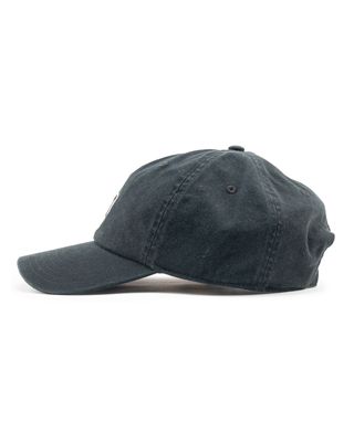 BACK DOOR COLLEGE DAD CAP WASHED BLACK