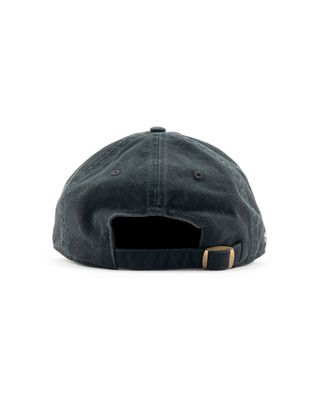 BACK DOOR COLLEGE DAD CAP WASHED BLACK