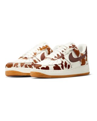 WMNS NIKE AIR FORCE 1 '07 COW PRINT