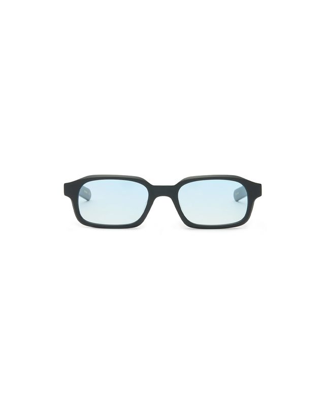FLATLIST HANKY SOLID BLACK LIGHT BLUE