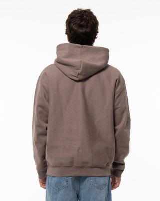 NIKE SOLO SWOOSH HOODIE MINK BROWN