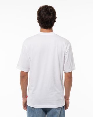 JORDAN BROOKLYN TRUE BLUE SS TEE WHITE