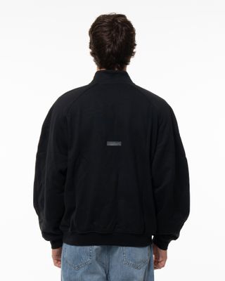 JORDAN FLIGHT HALF ZIP BLACK