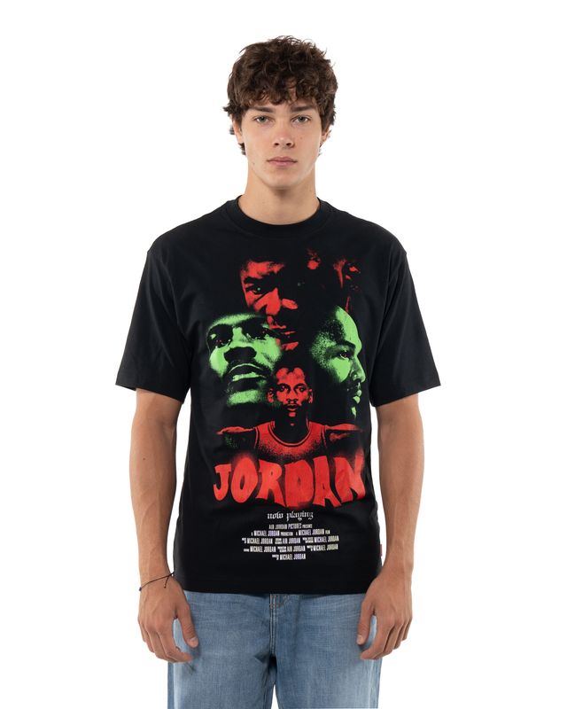 JORDAN BROOKLYN MOVIE 85 SS TEE BLACK