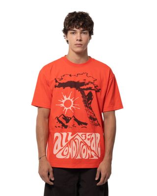 NIKE ACG 16B SS TEE LIGHT CRIMSON