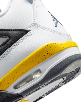 AIR JORDAN 4 RETRO RARE AIR GS WHITE/TOUR YELLOW