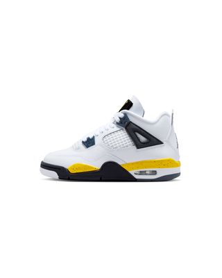 AIR JORDAN 4 RETRO RARE AIR GS WHITE/TOUR YELLOW