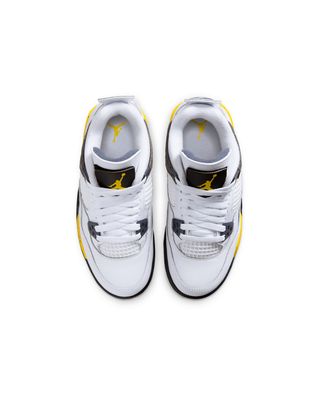 AIR JORDAN 4 RETRO RARE AIR GS WHITE/TOUR YELLOW