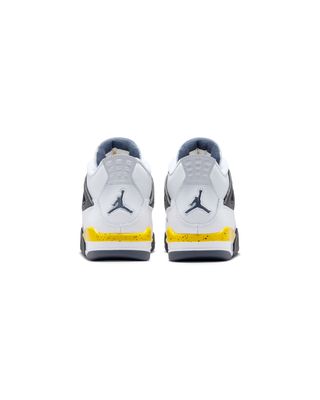 AIR JORDAN 4 RETRO RARE AIR GS WHITE/TOUR YELLOW