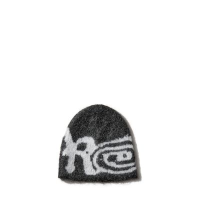 ROA VORTEX MOHAIR BEANIE BLACK