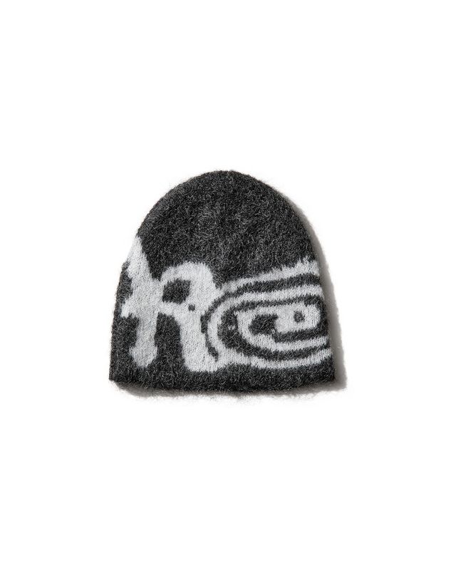 ROA VORTEX MOHAIR BEANIE BLACK