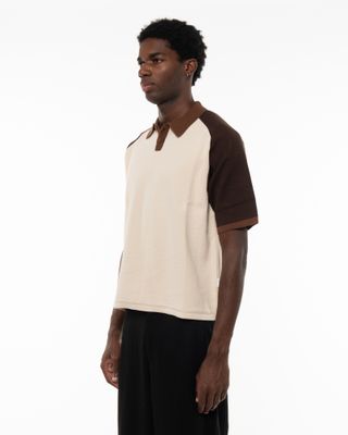 ARTE KNIT POLO CREAM