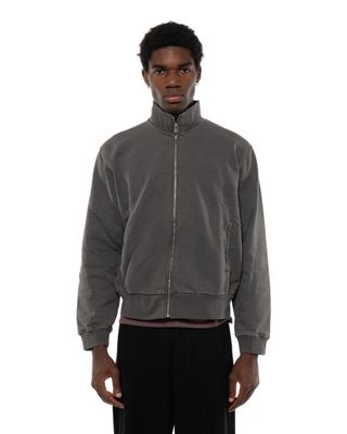 POP TRADING COMPANY FULL ZIP SWEAT BLACK