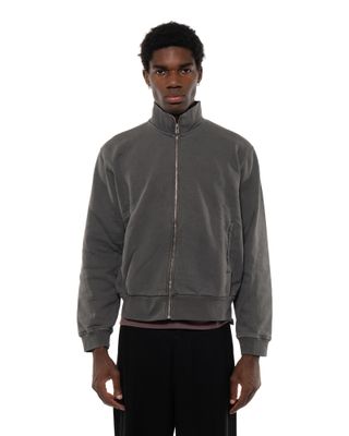 POP TRADING COMPANY FULL ZIP SWEAT BLACK