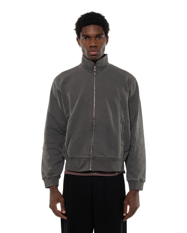 POP TRADING COMPANY FULL ZIP SWEAT BLACK