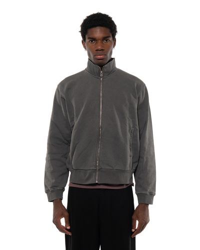 POP TRADING COMPANY FULL ZIP SWEAT BLACK